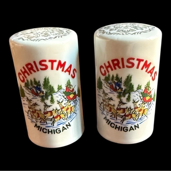 Other - Vintage Souvenir Salt and Pepper Shakers from Christmas, Michigan